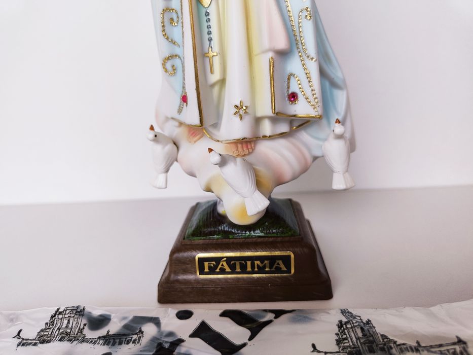 Estatueta Nossa Senhora Fátima 28cm