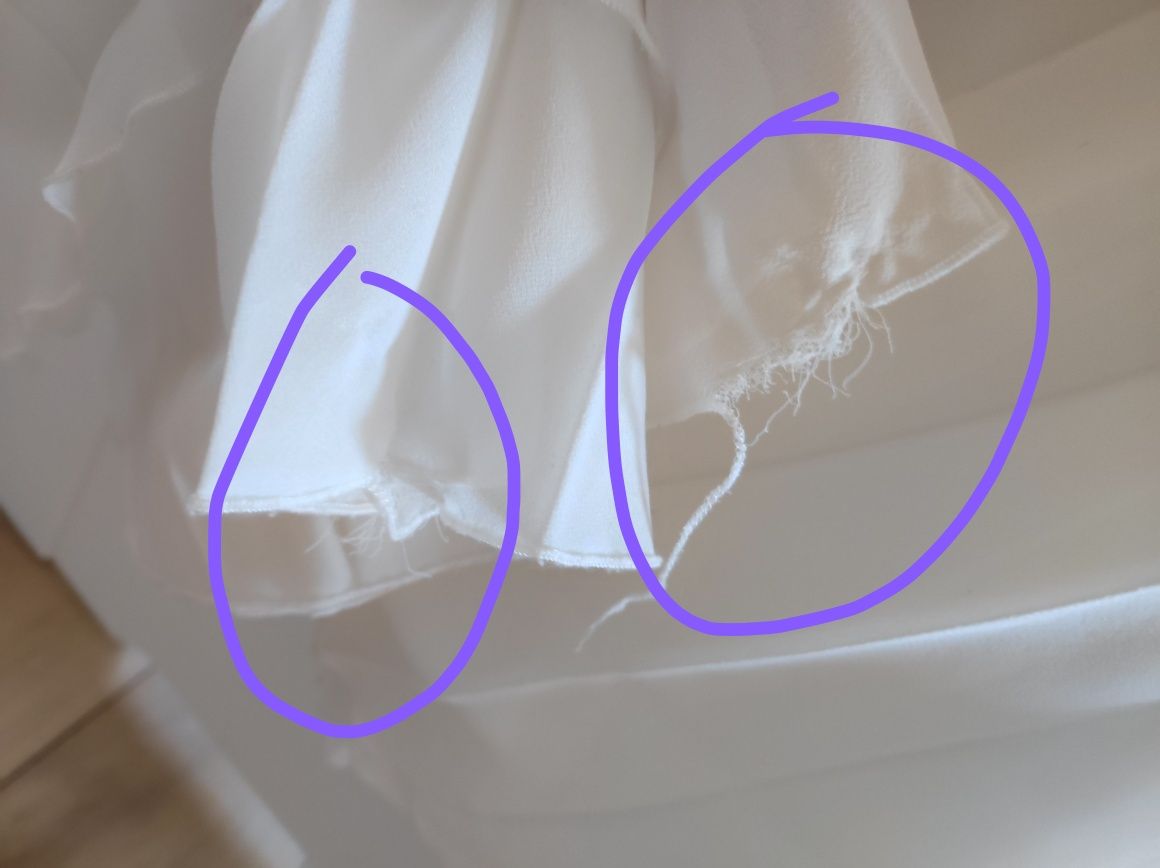Asos Suknia ślubna z delikatną koronką na górze i plisowanym dołem 38