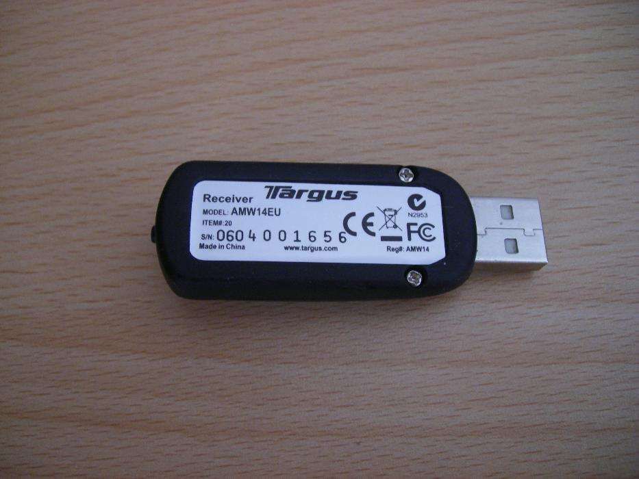 Rato óptico sem fios Targus Laser usado