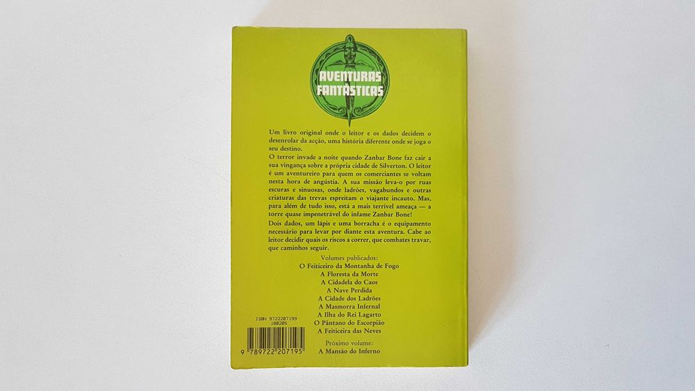 Livro Nº5 Aventuras Fantásticas - A Cidade Dos Ladrões - Verbo