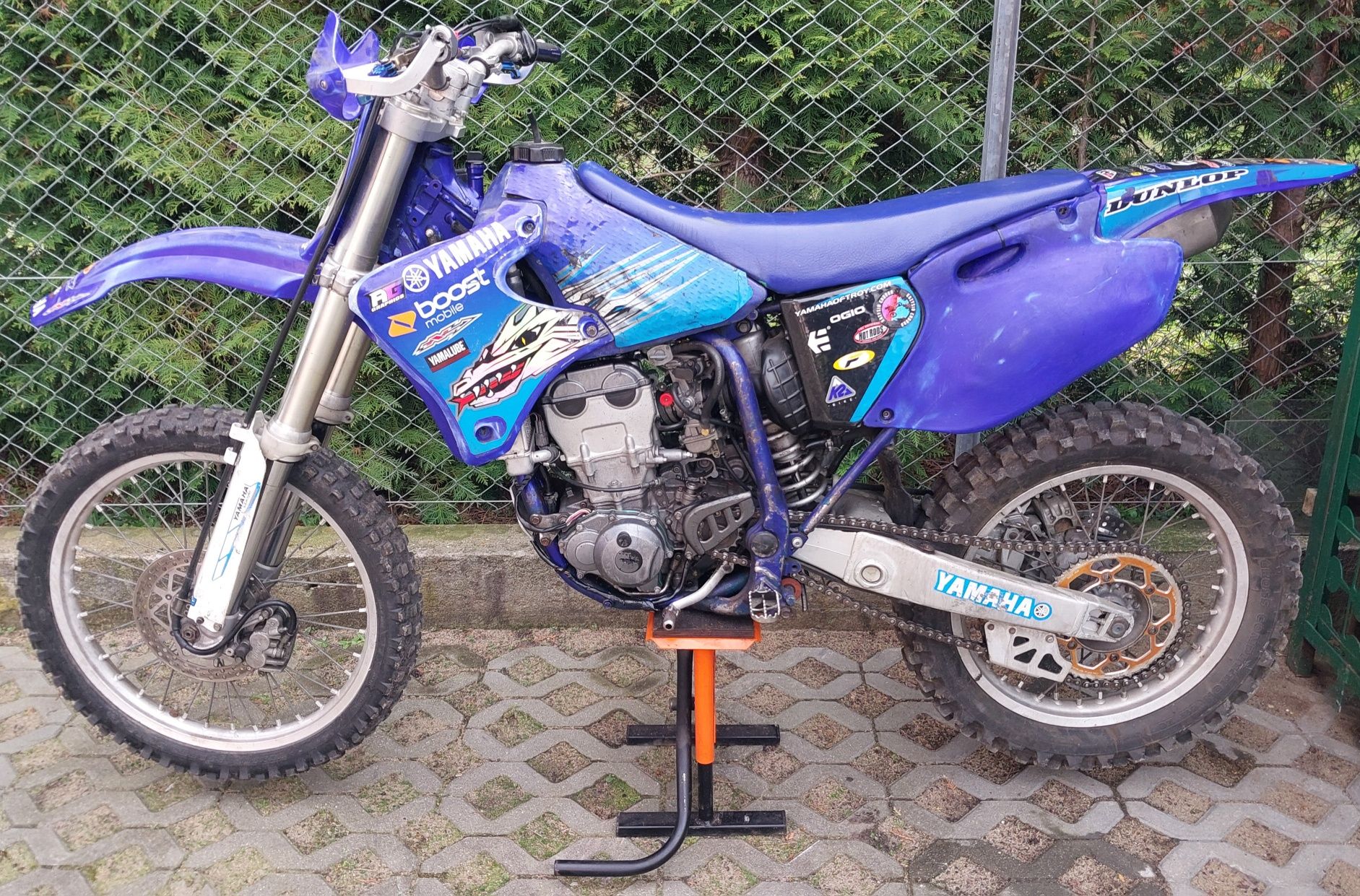 Yamaha Wr 400 uszkodzona okazja tanio cross crf yzf kxf cr kx