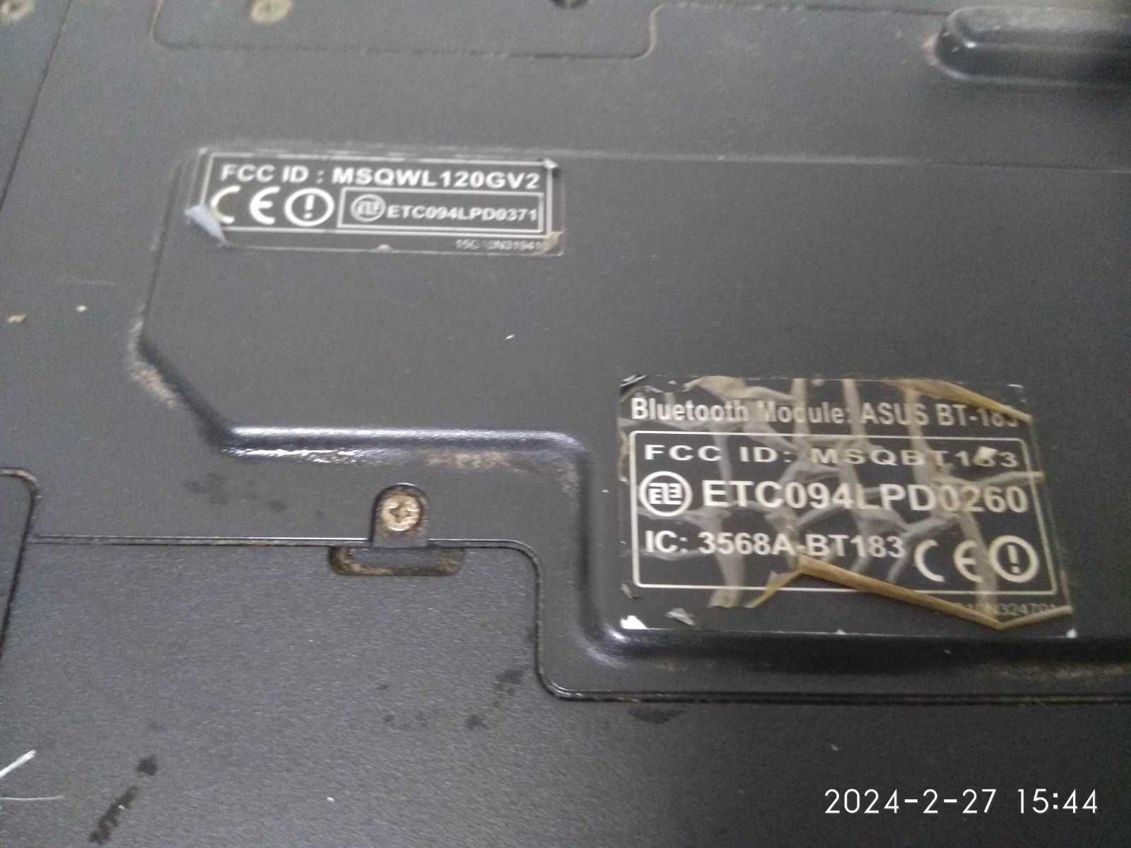 Ноутбук на запчасти  Asus z92t...