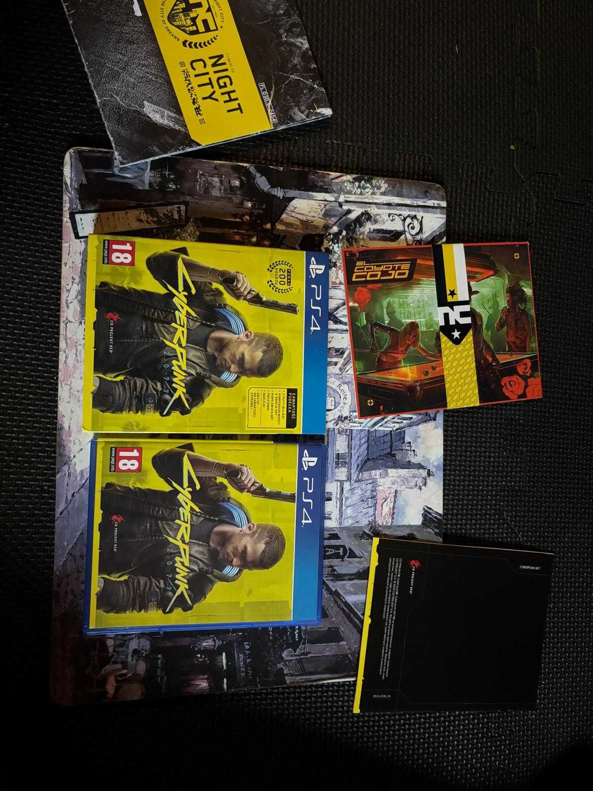 Cyberpunk 2077 PS4/PS5 z zawartością pudełka