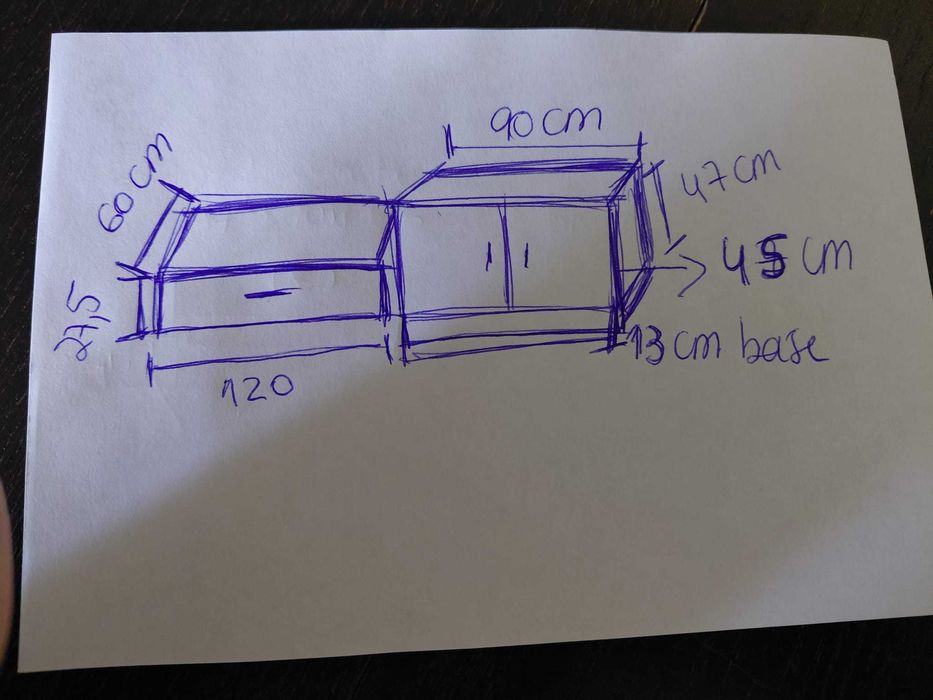 Conjunto gaveta e minibar