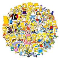 Naklejki Simpsonowie Mix 50 Szt