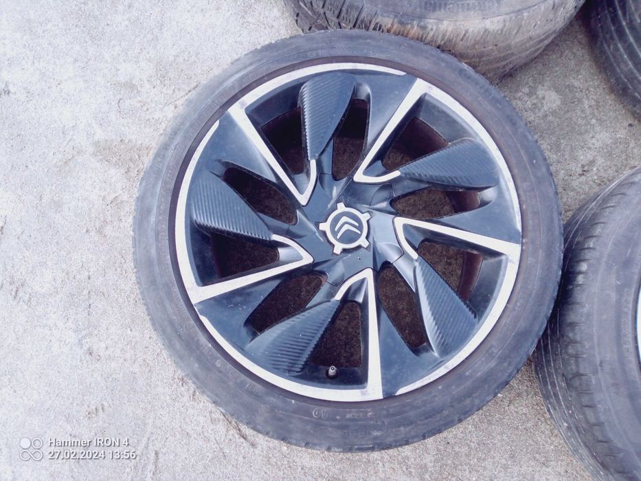 Koła, felgi aluminiowe 19 cali citroen ds5 4x108 et29