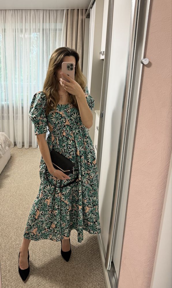 Натуральна сукня zara S