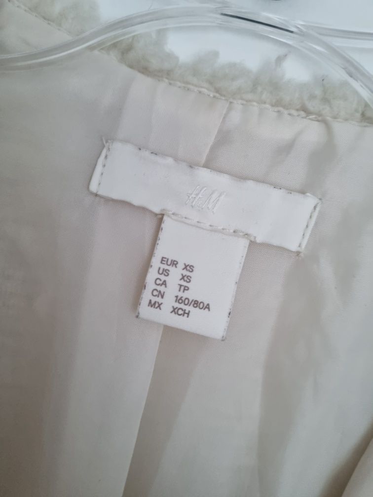 Płaszczyk baranek H&M r. XS/S