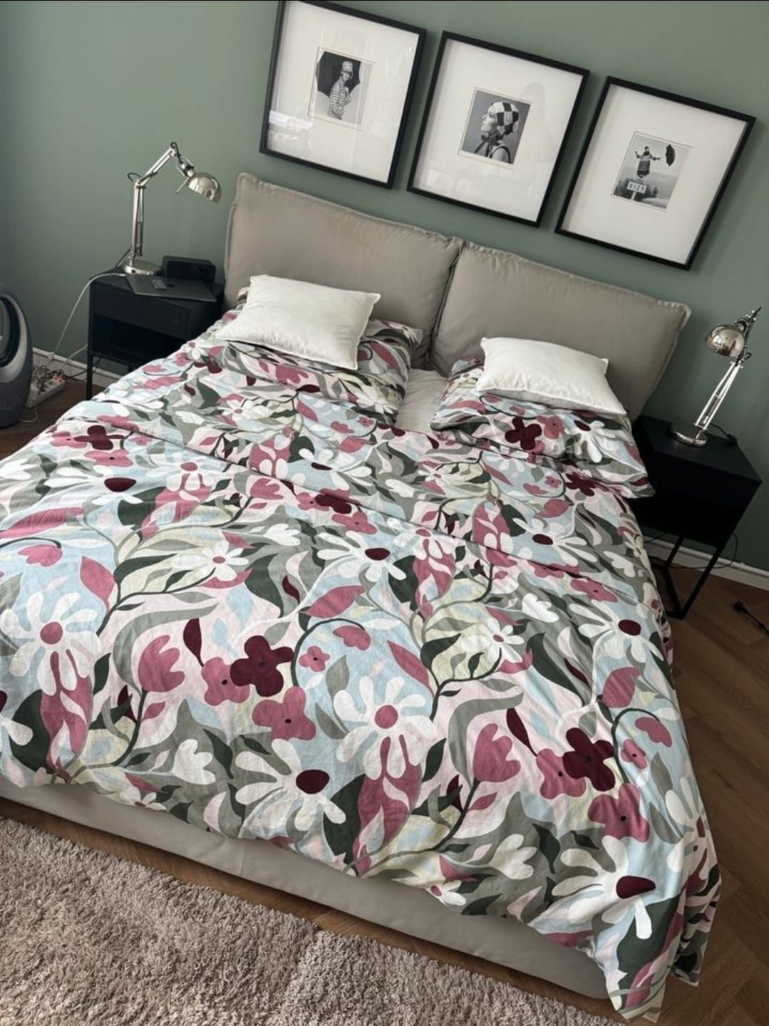 Łóżko tapicerowane Ikea Gressvik 160x200