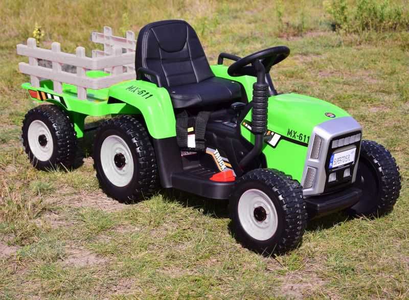 Autko super TRAKTOR BLOW NA AKUMULATOR z przyczepą jeździk pojazd