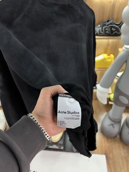 Кофта На Замку ACNE STUDIOS “Stockholm 1996” Black Faded