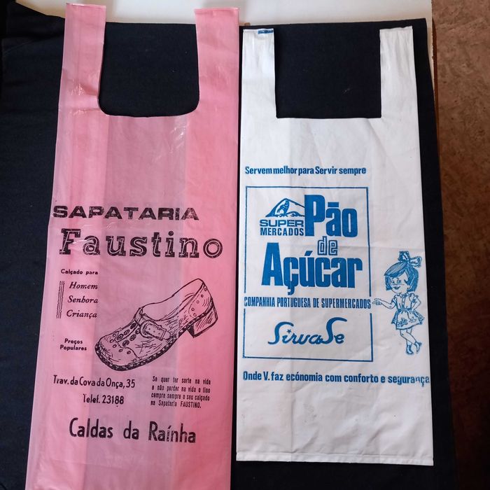 Sacos com publicidade