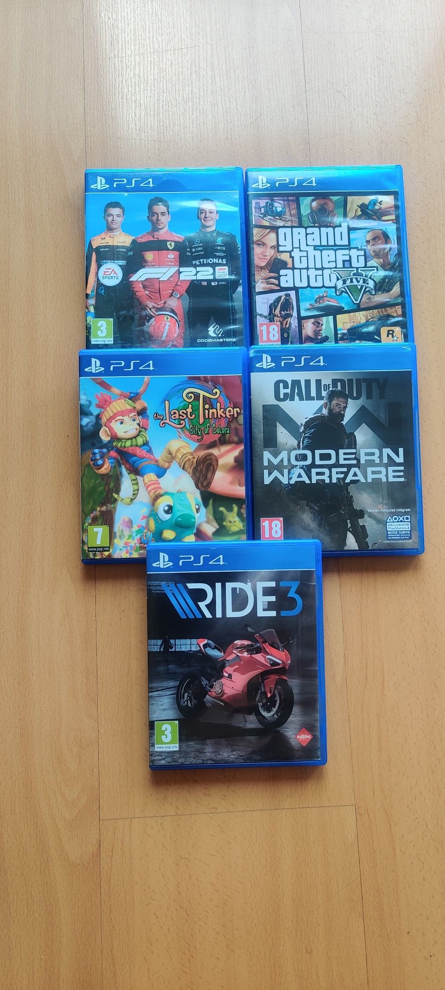 Diversos jogos para ps4