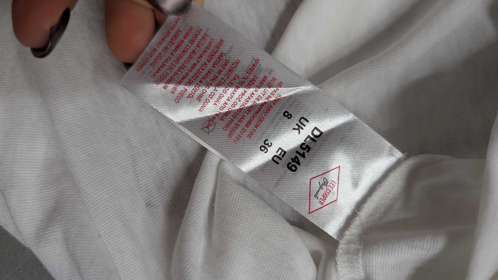 Майка топ спортивна біла lee cooper xs/s
