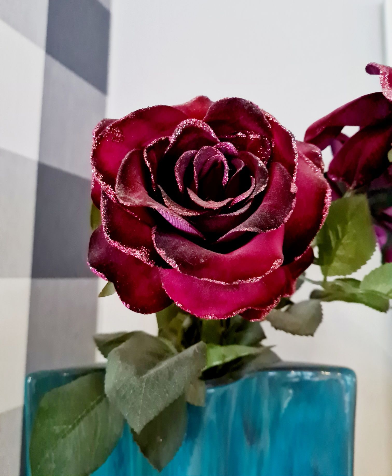 Home&You 3 sztuczne kwiaty róże 60cm