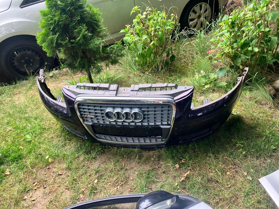 ZDERZAK PRZÓD PRZEDNI KOMPLETNY AUDI A3 8P 05-08