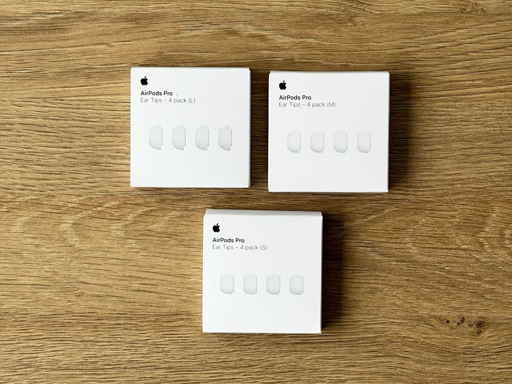 Нові оригінальні накладки Apple EarTips AirPods Pro амбушюры вкладыши