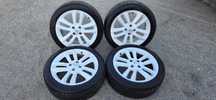 OPEL - Koła Alu R17/215/45 PLATIN 2020r JAK NOWE 4x100 ,et-44 ,ot-56,6
