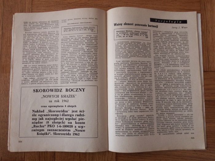 Dwutygodnik "Nowe Książki" - Nr 10 (314) z 31 maja 1963 roku