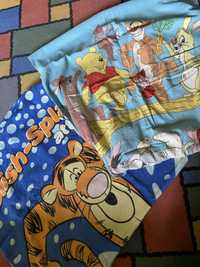 Dwa ręczniki Disney kubuś puchatek Tygrysek duże kąpielowe plażowe