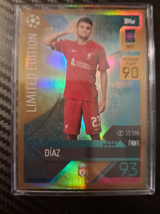 Luis Diaz Blue Limited Edition match attax 2022/23