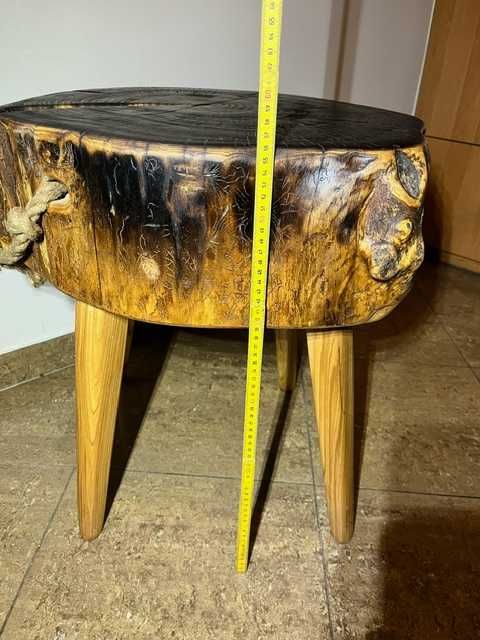 stolik lub krzesło taboret UNIKAT DĄB