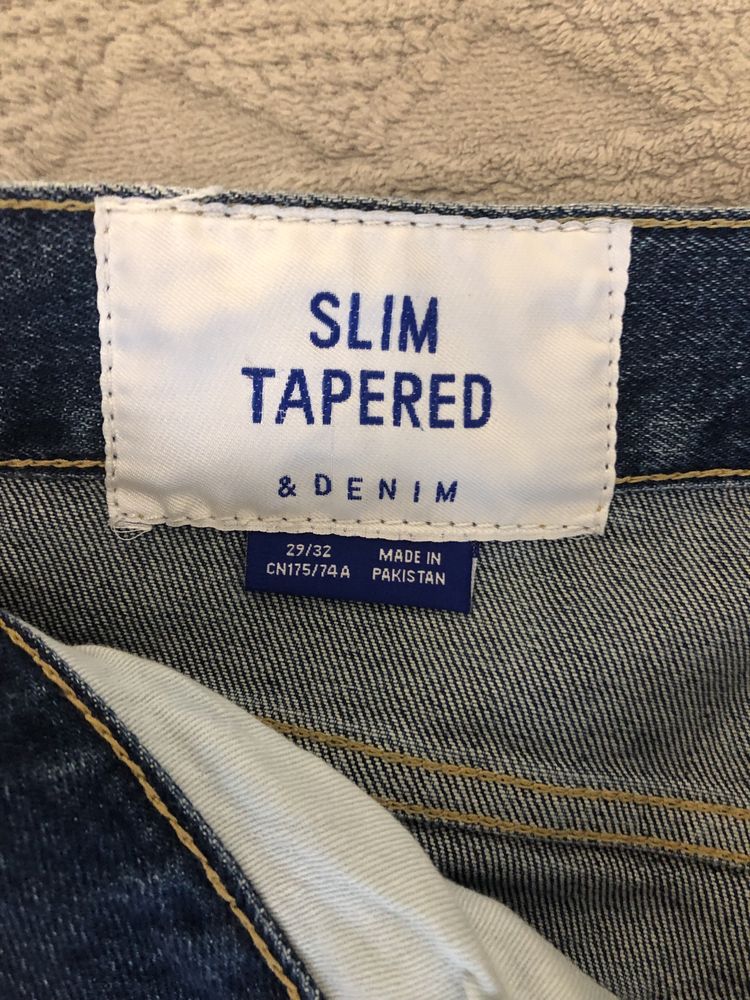 Męskie spodnie jeansowe H&M rozm. 29/32