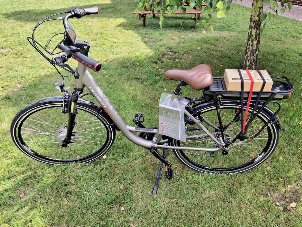 Ebike rower elektryczny Devron 28120 nowy pełne wyposażenie  OkAzJA