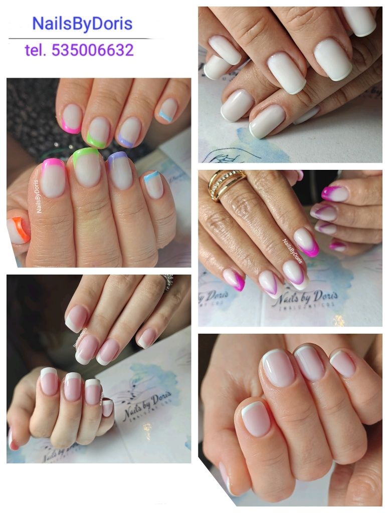 Paznokcie hybrydowe manicure hybrydowy przedłużanie pedicure hybrydowy