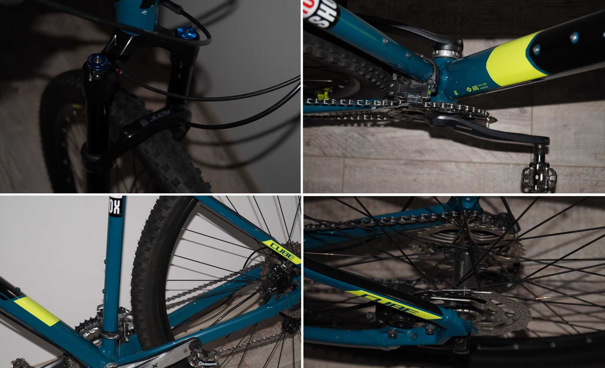 Rower MTB XC Cube AIM Pro 29 Fizik Spd Slx Magura Judy gold rock shox