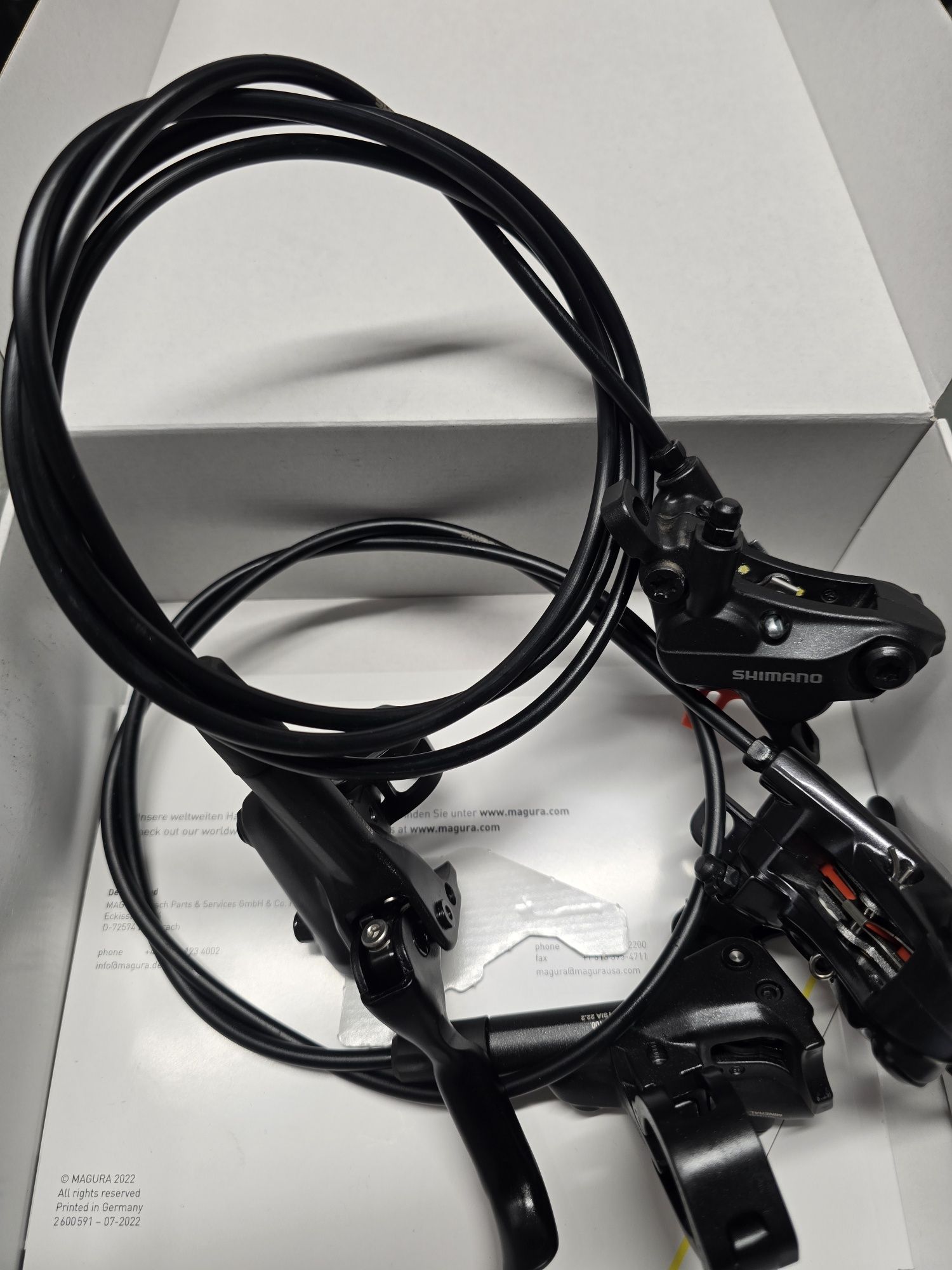 Hamulce Shimano BR-M6120 plus tarcze SM-RT66