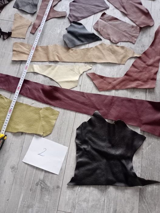 Skóra naturalna duże kawałki