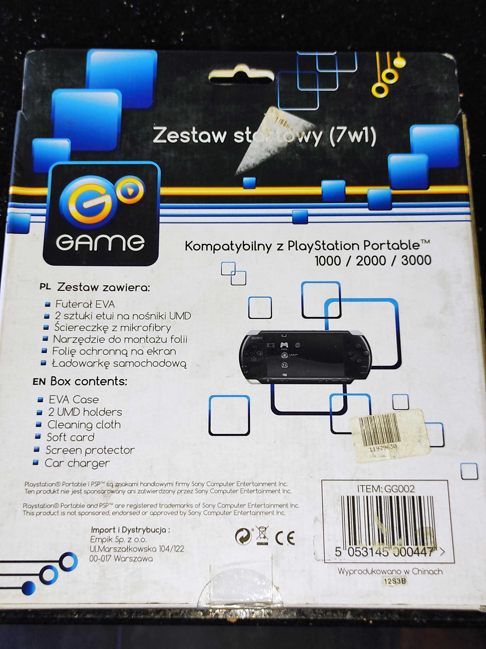 Etui pokrowiec - zestaw 7w1 PlayStation Portable