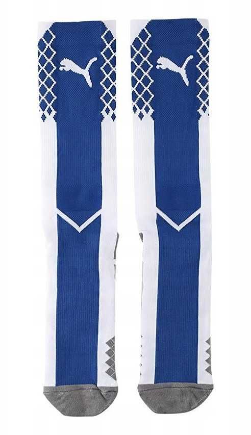Puma IT Evo TRG Socks SKARPETY PIŁKARSKIE Getry niebieskie rozm. 43-46