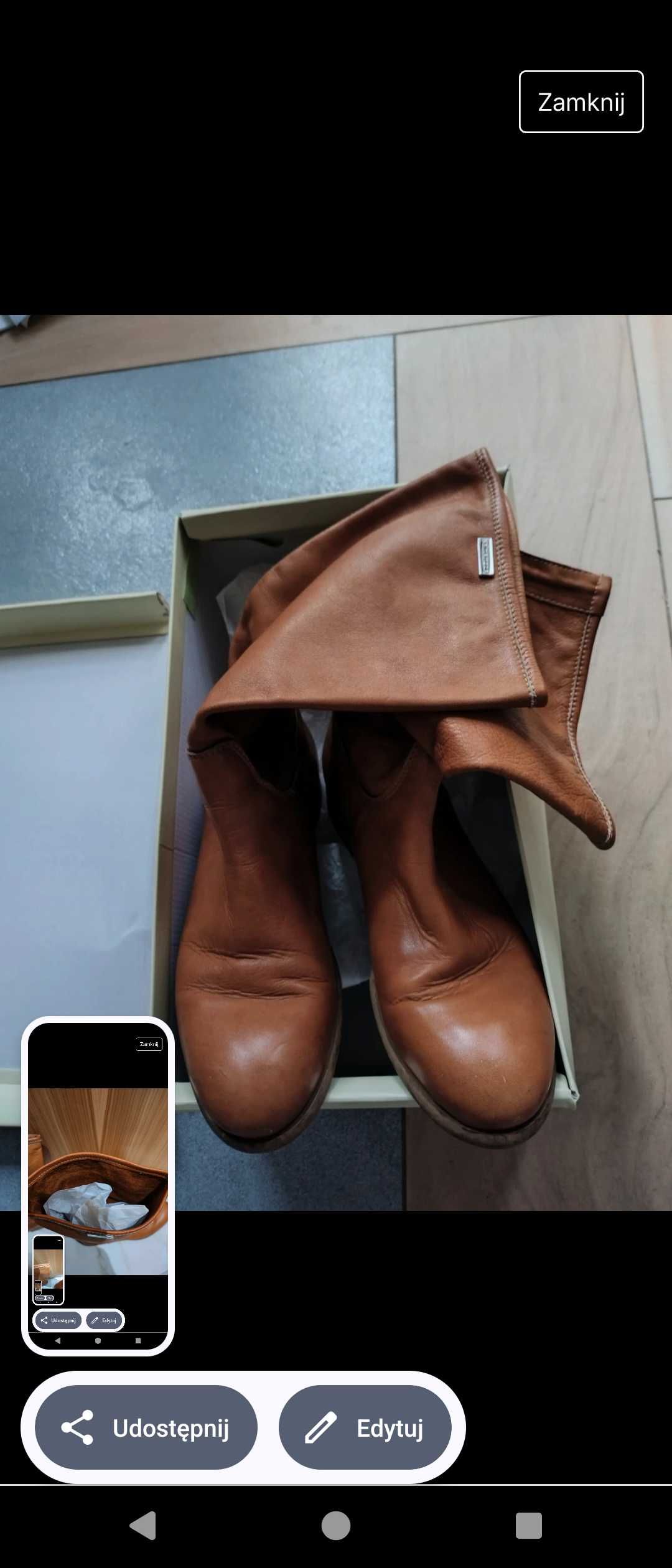 Prima moda kozaczki z miękkiej skóry