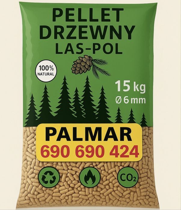 Polski pellet podowójnie certyfikowany a1 en plus din plus gold