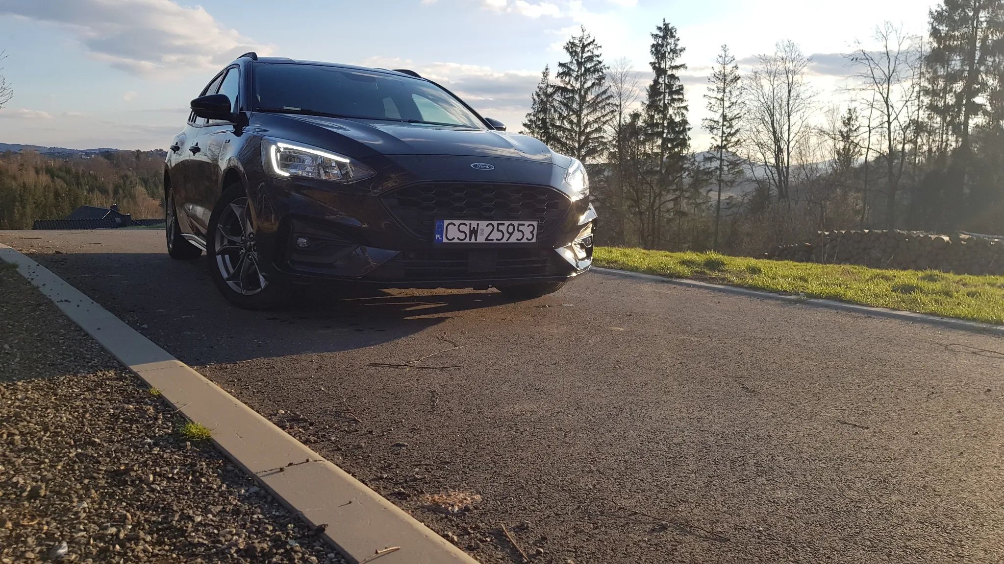 Ford Focus stan bdb hybryda st line kamera servis aso najtaniej