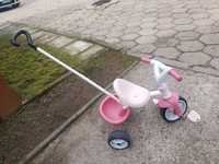 Rowerek dla dziewczynki różowy Smoby