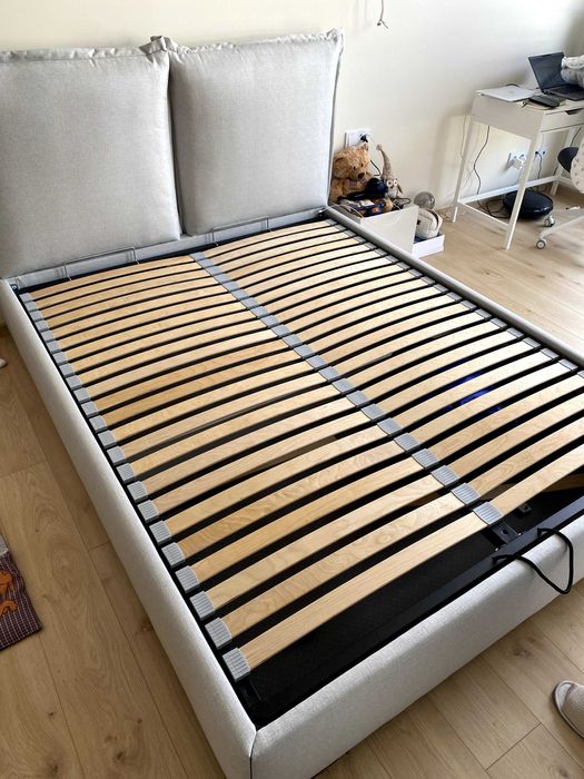 Nowe łóżko kontynentalne ze schowkem, 160x200