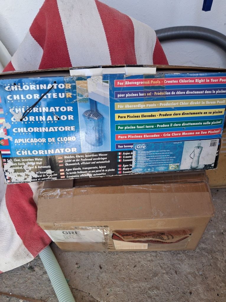 Vendo 2 bombas e filtro de areia para pescinas de superfície