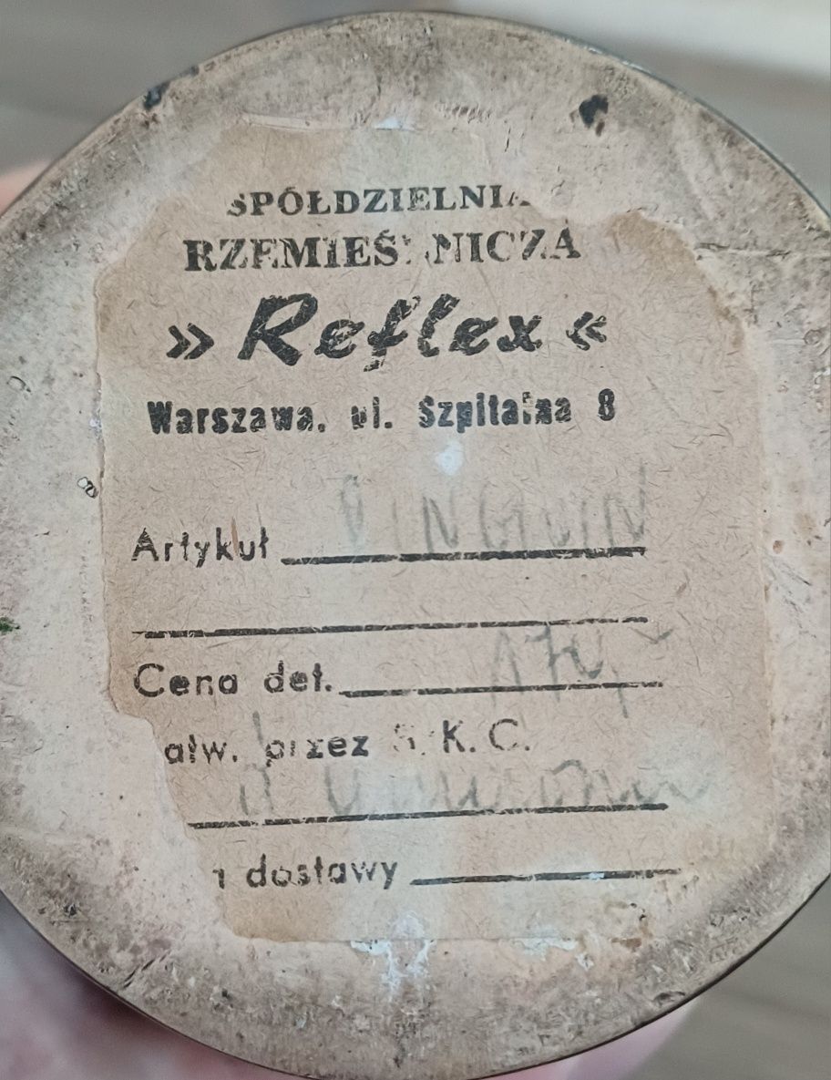 Wazon Reflex PRL "Pingwin"Warszawa