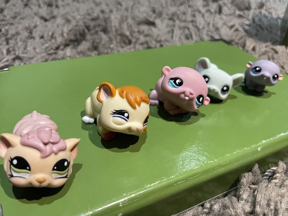 LPS Littlest Pet Shop oryginalne figurki: Zestaw gryzonie