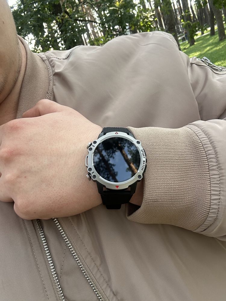 Смарт-годинник SMART WATCH KR10 | Новий | Bluetooth | Пульс, Тиск