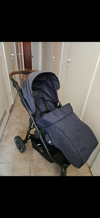 Kinderkraft Dwustronna spacerówka ALL ROAD grey/dark blue
