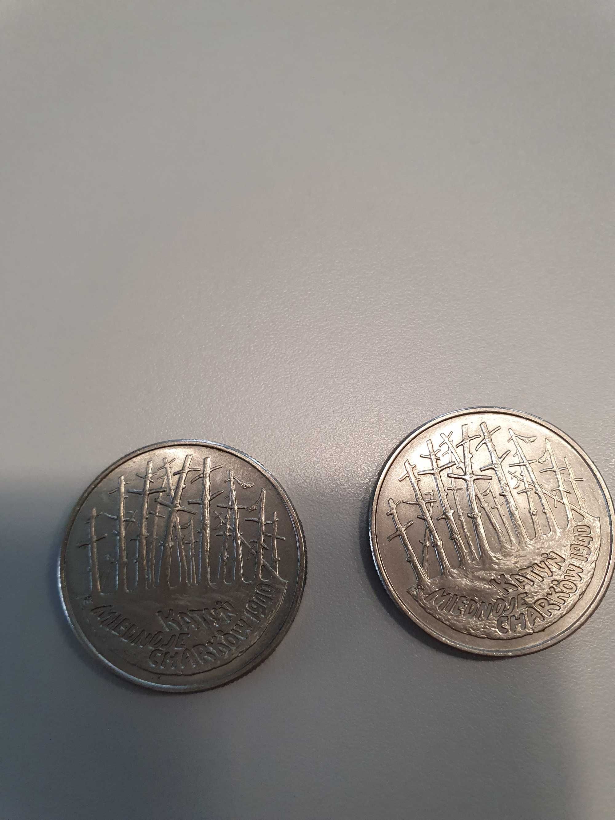 Moneta 2 zł Katyń, Miednoje, Charków