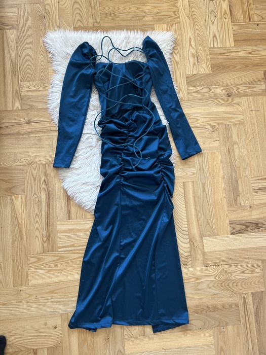 Sukienka infinity fashion wiazana maxi wieczorowa na wesele midi