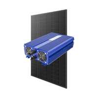 Zestaw do grzania wody, przetwornica Solarna 3kW 8x panel Leapton 400W