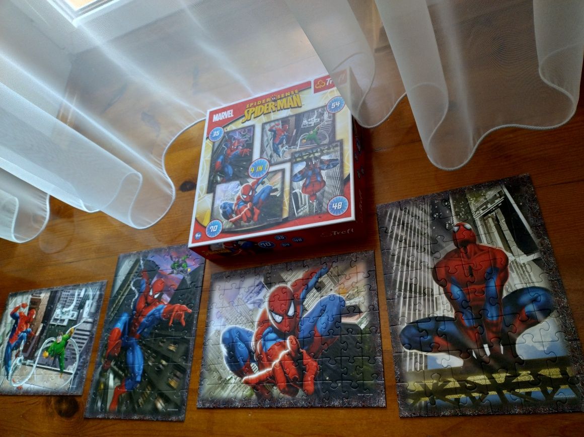 Puzzle 4 w 1 Spider-Man