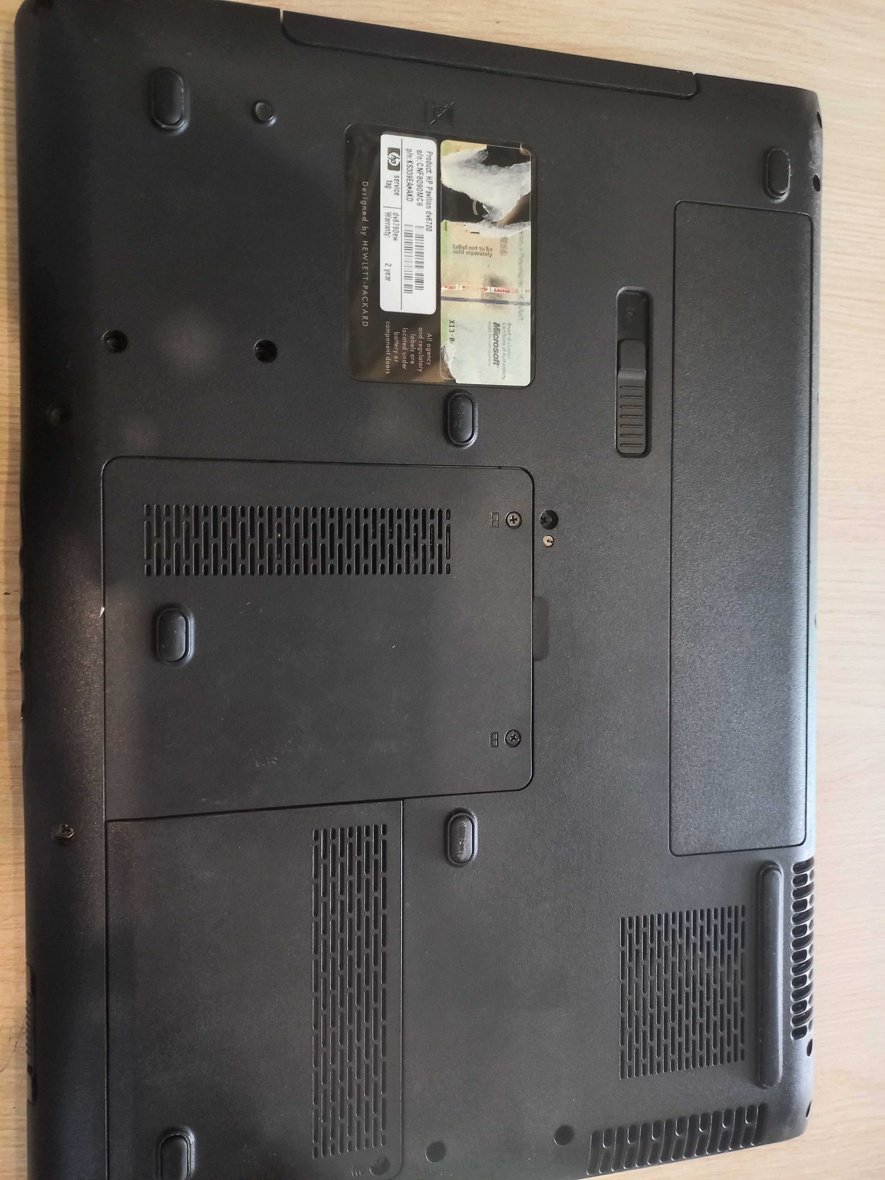 Laptop HP Pavilon 15,6" Intel Duo 4gb ram/250gb dysk, wysyłka gratis