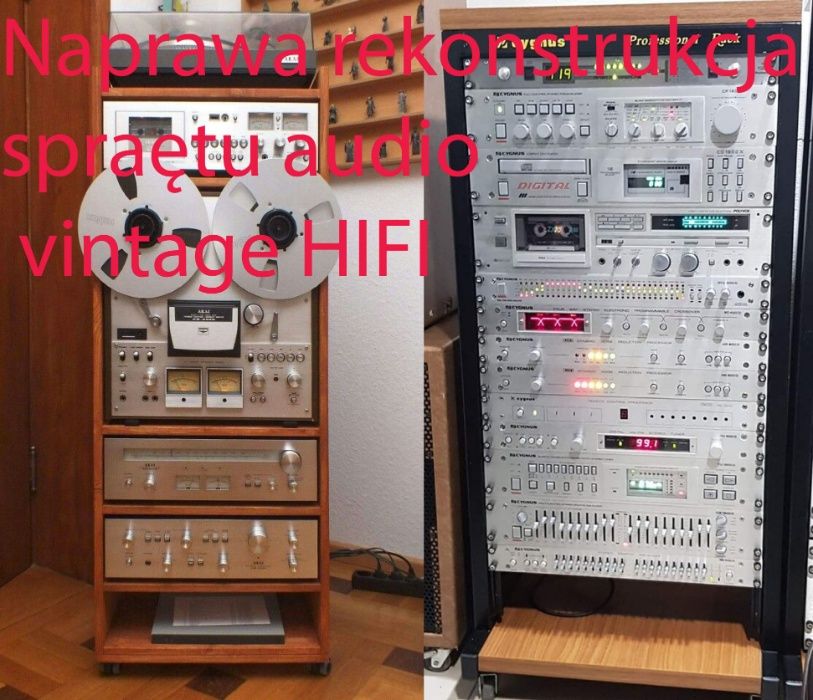 Naprawa rekonstrukcja sprzętu audio - Vintage, PRL, SONY ES